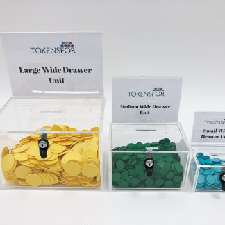 Wide Drawer Token Collector (Desktop, Wall Mounted)