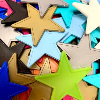 Star Plastic Tokens (48mm)